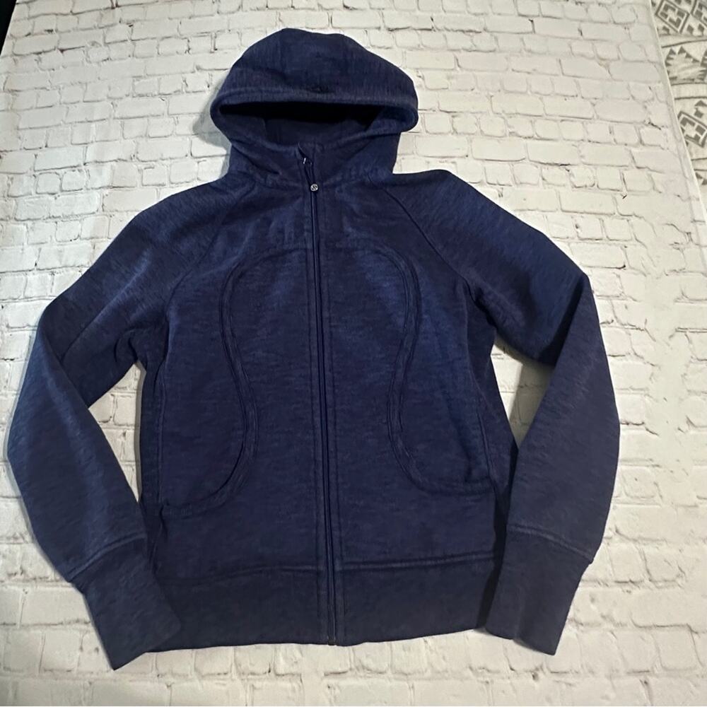 Lululemon Navy Blue Hooded Zip-Up